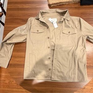 Banana Republic Factory Khaki Shirt Jacket